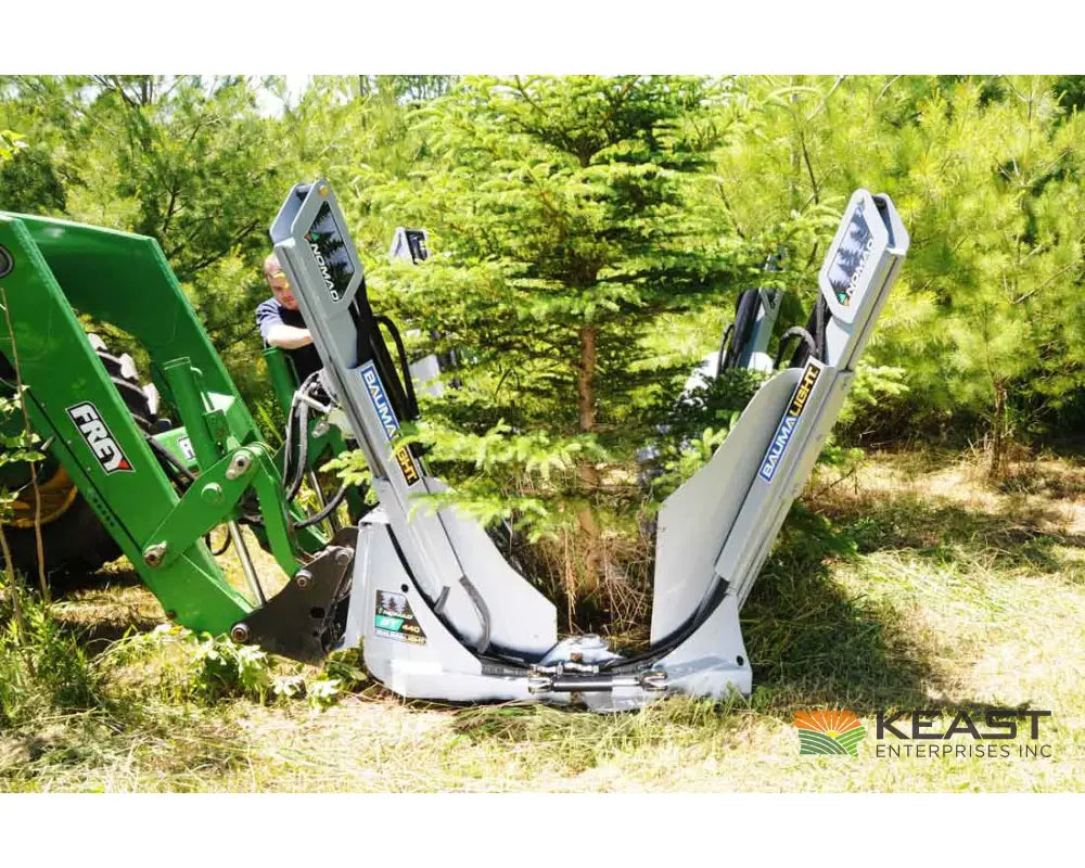 Baumalight ST440 40’’ Skid Steer Tree Spade - Manual Hydraulic Control 4-Blade Semi-Truncated Design AR400 Steel Tree
