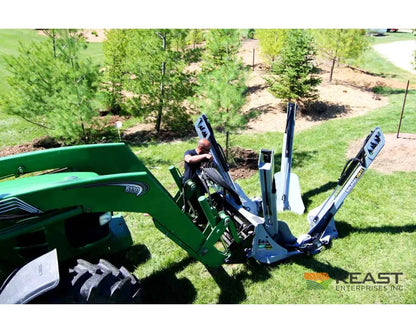 Baumalight ST440 40’’ Skid Steer Tree Spade - Manual Hydraulic Control 4-Blade Semi-Truncated Design AR400 Steel Tree