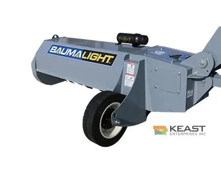 Baumalight SWA540 48’’ Skid Steer Boom Mower - 6’ Reach Curved Single Arm F2000 Flail Teeth Bent Axis Piston Motor