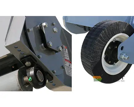 Baumalight SWA540 48’’ Skid Steer Boom Mower - 6’ Reach Curved Single Arm F2000 Flail Teeth Bent Axis Piston Motor