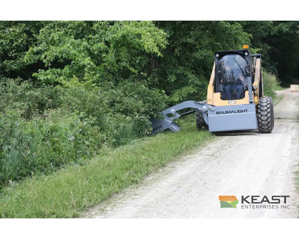 Baumalight SWA750 42’’ Skid Steer Boom Mower - 7’ Reach Rotary Cutting Blades Bent Axis Piston Motor Mowers