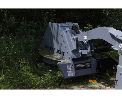 Baumalight SWA750 42’’ Skid Steer Boom Mower - 7’ Reach Rotary Cutting Blades Bent Axis Piston Motor Mowers