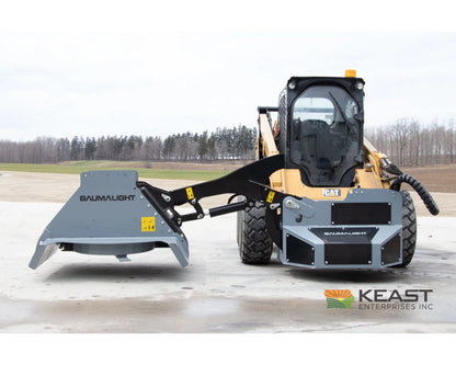 Baumalight SWA750 42’’ Skid Steer Boom Mower - 7’ Reach Rotary Cutting Blades Bent Axis Piston Motor Mowers
