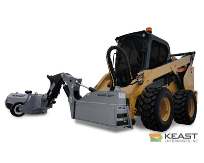 Baumalight SWF560 48’’ Skid Steer Boom Mower - 10’ Reach F2000 Flail Teeth Bent Axis Piston Motor Flail Mowers