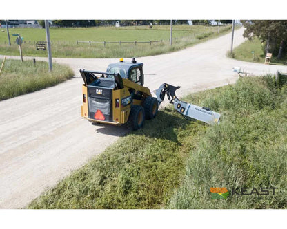 Baumalight SWF560 48’’ Skid Steer Boom Mower - 10’ Reach F2000 Flail Teeth Bent Axis Piston Motor Flail Mowers