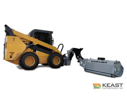 Baumalight SWF560 48’’ Skid Steer Boom Mower - 10’ Reach F2000 Flail Teeth Bent Axis Piston Motor Flail Mowers