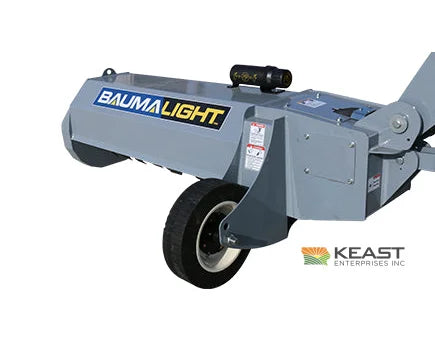 Baumalight SWF560 48’’ Skid Steer Boom Mower - 10’ Reach F2000 Flail Teeth Bent Axis Piston Motor Flail Mowers
