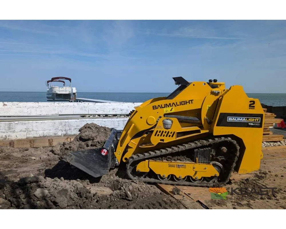 Baumalight TRL630 Tracked Mini Skid Steer 2 Speed Hydrostat 23 hp Diesel Mini Skid Steer