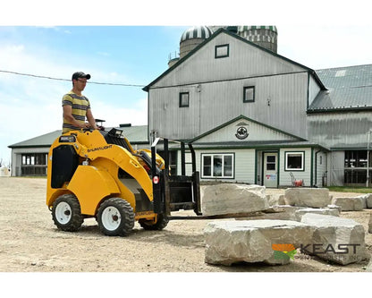 Baumalight WRL58G Wheeled Mini Skid Steer 22 hp Gas Engine Mini Skid Steer