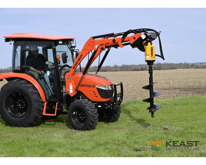 Belltec LC300 Auger Drive Kit Skid Steer Plate 2″ Hex 15–30 GPM 96″ Hose Kit Auger Drives