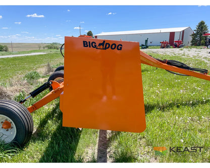 Big Dog BH100 10’ Box Scraper – 4 yd Capacity Reversible Blade 11L x 15 Tires Box Scrapers