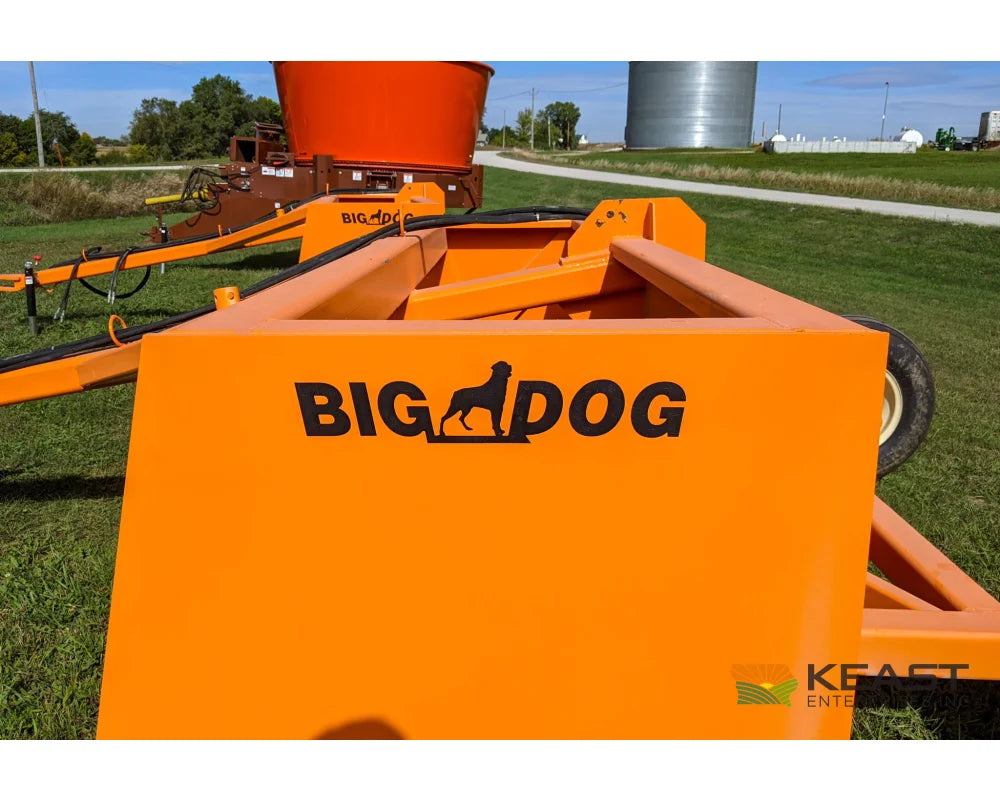 Big Dog BH120 Box Scraper 12′ Cut 5 yd Heaped Capacity Reversible 1-Pc Blade 11L×15 Tires Box Scrapers