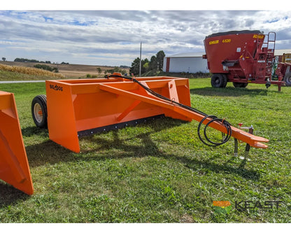 Big Dog BH120 Box Scraper 12′ Cut 5 yd Heaped Capacity Reversible 1-Pc Blade 11L×15 Tires Box Scrapers