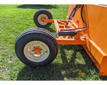 Big Dog BH120 Box Scraper 12′ Cut 5 yd Heaped Capacity Reversible 1-Pc Blade 11L×15 Tires Box Scrapers