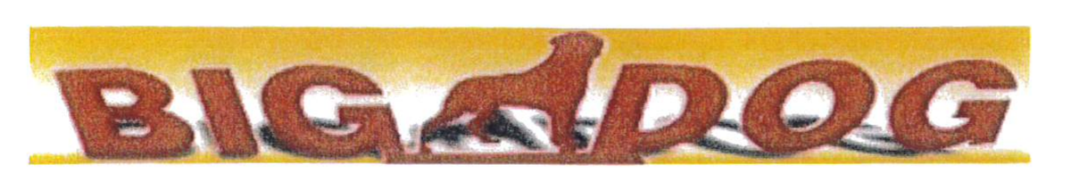 Big Dog logo, not a photo of the individual part