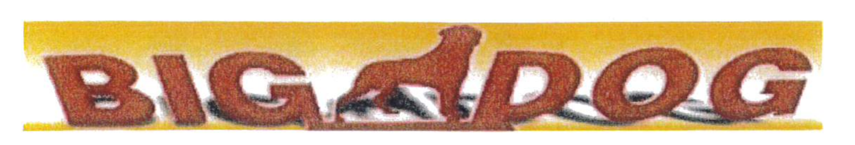 Big Dog logo, not a photo of the individual part