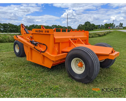 Big Dog S8 8 Yard Ejection Scraper – 7.5’ Cut Width 3-Piece Blade 125-175 HP Ejection Scrapers