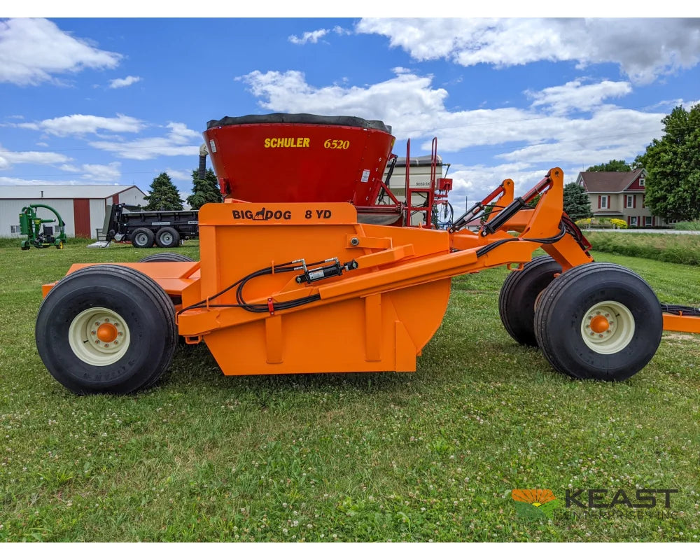 Big Dog S8 8 Yard Ejection Scraper – 7.5’ Cut Width 3-Piece Blade 125-175 HP Ejection Scrapers