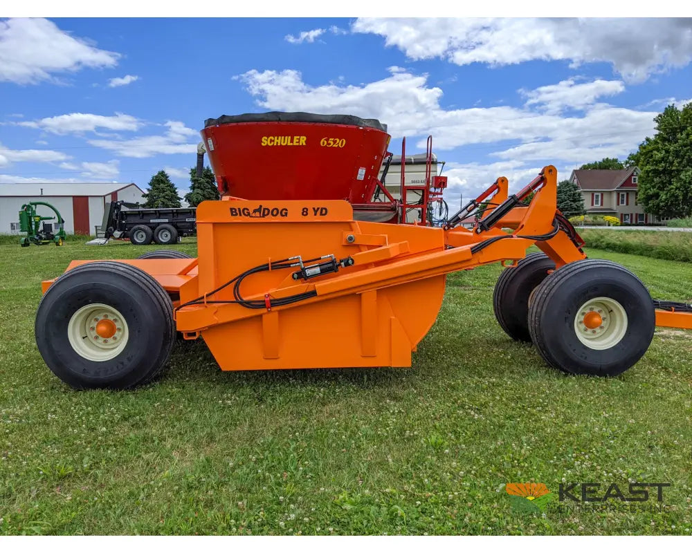 Big Dog S8 8 Yard Ejection Scraper – 7.5’ Cut Width 3-Piece Blade 125-175 HP Ejection Scrapers