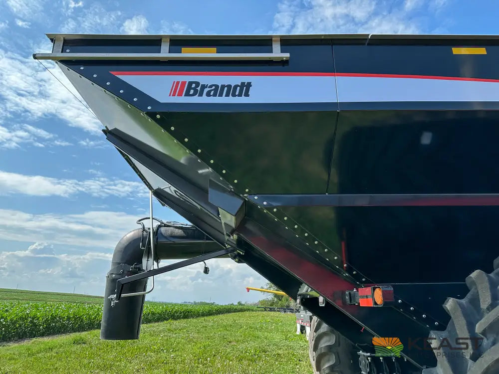 Brandt 1120XT Grain Cart - 1,100 Bushel Capacity Roll Tarp 20’’ Discharge Scales Grain Carts