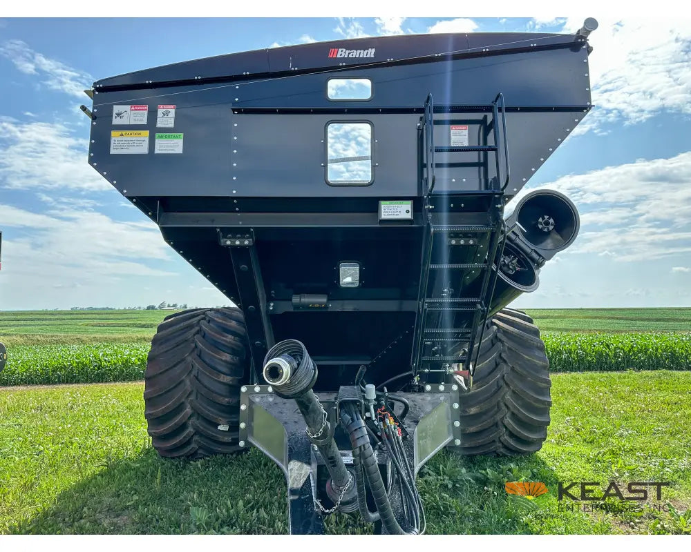 Brandt 1120XT Grain Cart - 1,100 Bushel Capacity Roll Tarp 20’’ Discharge Scales Grain Carts