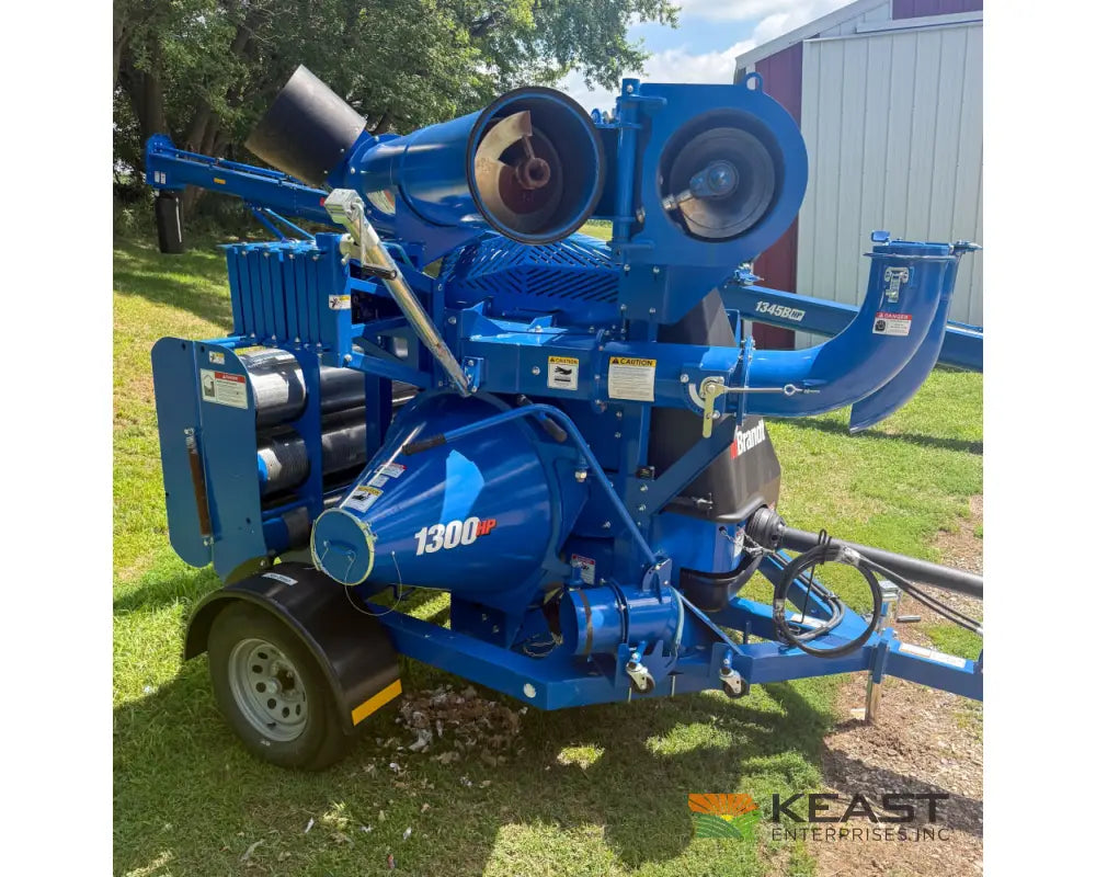 Brandt 1300HP Grain Vac Full Pipe Package 8,500 BPH Capacity - Grain Vacs