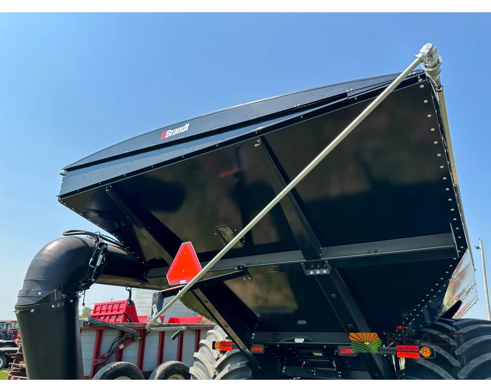 Brandt 1320XT Grain Cart - 1,300 Bushel Capacity Roll Tarp 20’’ Discharge Scales Grain Carts