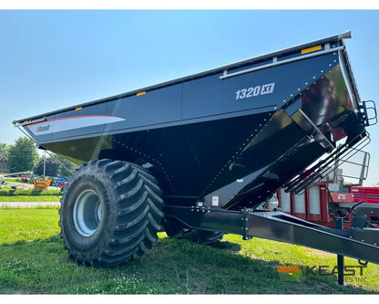 Brandt 1320XT Grain Cart - 1,300 Bushel Capacity Roll Tarp 20’’ Discharge Scales Grain Carts
