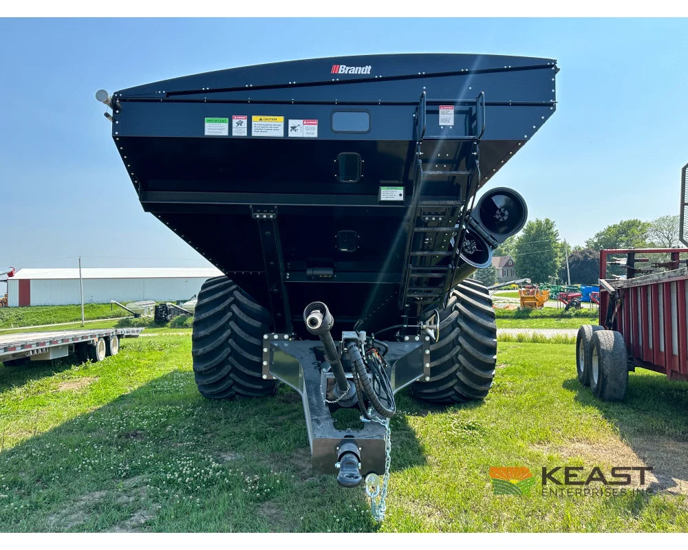 Brandt 1320XT Grain Cart - 1,300 Bushel Capacity Roll Tarp 20’’ Discharge Scales Grain Carts
