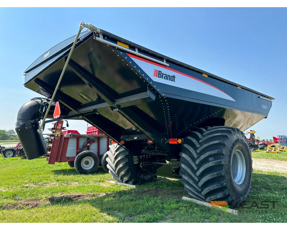 Brandt 1320XT Grain Cart - 1,300 Bushel Capacity Roll Tarp 20’’ Discharge Scales Grain Carts