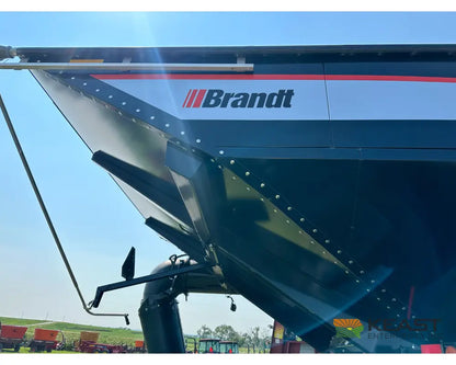 Brandt 1320XT Grain Cart - 1,300 Bushel Capacity Roll Tarp 20’’ Discharge Scales Grain Carts