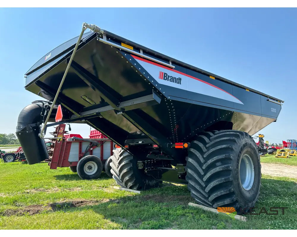Brandt 1320XT Grain Cart - 1,300 Bushel Capacity Roll Tarp 20’’ Discharge Scales Grain Carts