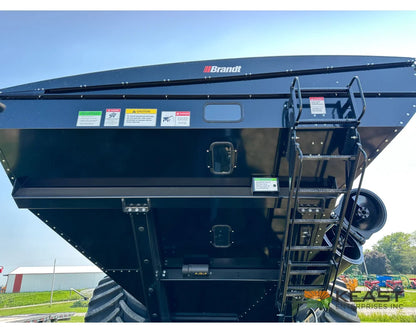Brandt 1320XT Grain Cart - 1,300 Bushel Capacity Roll Tarp 20’’ Discharge Scales Grain Carts