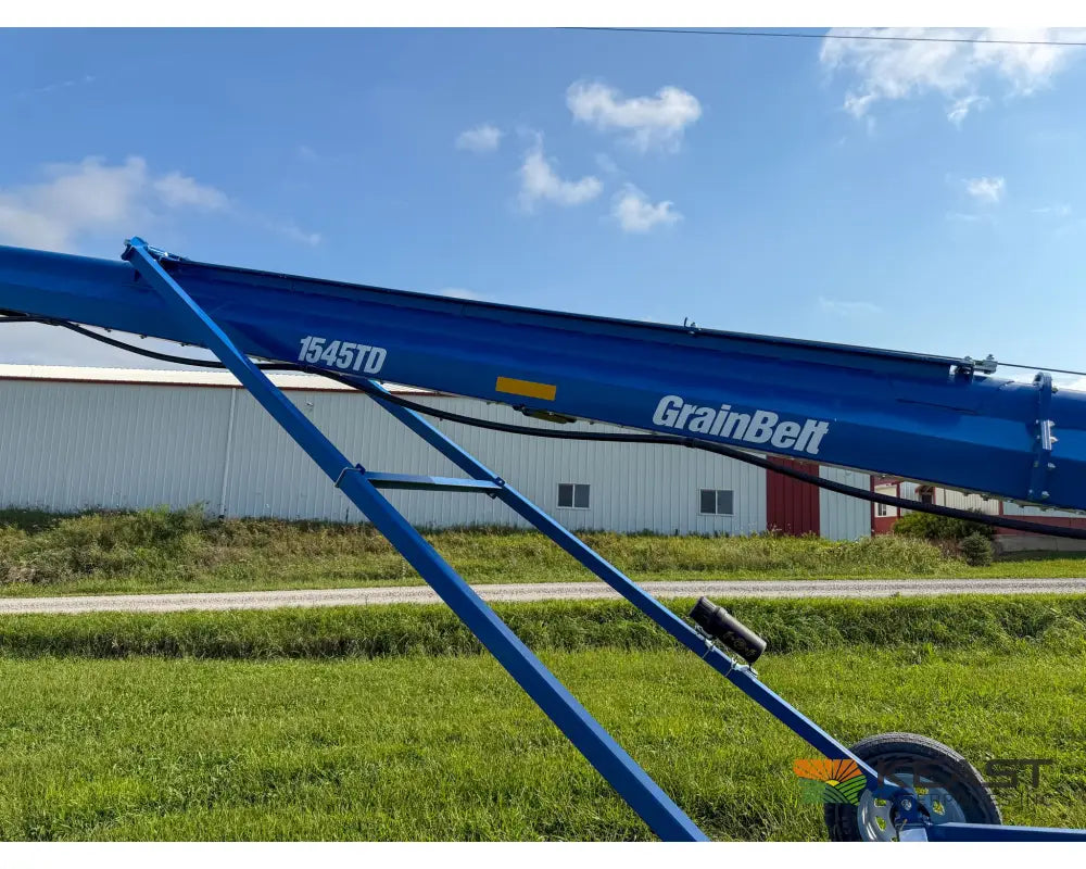 Brandt 1545TD Electric Belt Conveyor 45′ Length 15″ Belt Up to 6,500 BPH - Conveyors