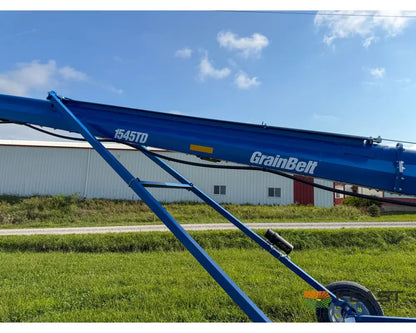 Brandt 1545TD Electric Belt Conveyor 45′ Length 15″ Belt Up to 6,500 BPH - Conveyors
