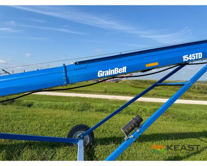 Brandt 1545TD Electric Belt Conveyor 45′ Length 15″ Belt Up to 6,500 BPH - Conveyors