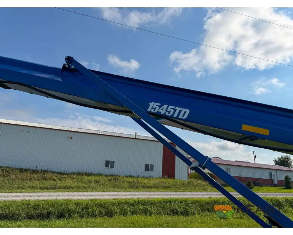 Brandt 1545TD Electric Belt Conveyor 45′ Length 15″ Belt Up to 6,500 BPH - Conveyors