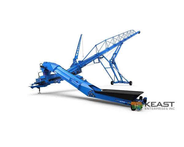 Brandt 2495A grain conveyor manufacturer illustration with swingaway intake