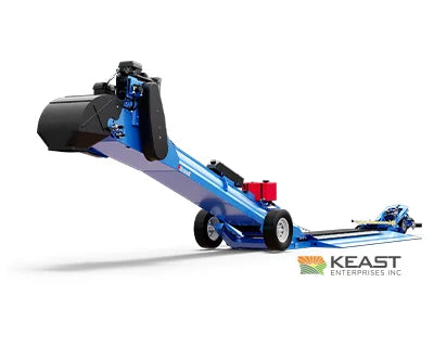 Representative Brandt 24 Series GrainDeck illustration showing gas drive and optional equipment