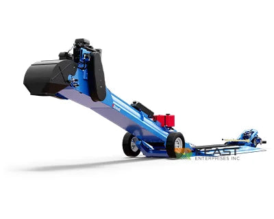 Representative Brandt 24 Series GrainDeck illustration showing gas drive and optional equipment