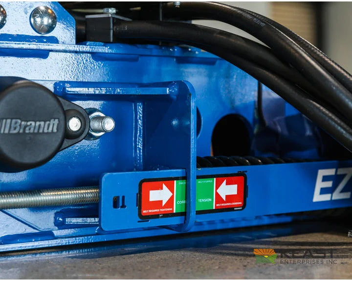 Brandt GrainDeck EZTRAK belt tension indicator, manufacturer feature photo