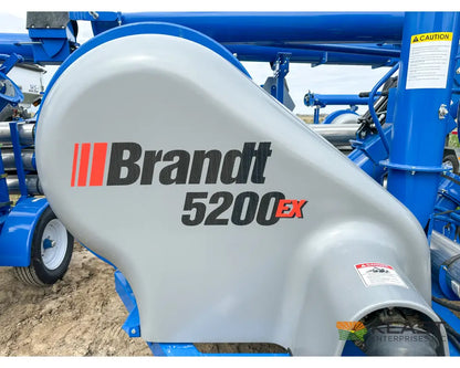 Brandt 5200EX Grain Vac – Full Pipe Package 5,200 BPH Capacity 10’’ Auger Grain Vacs