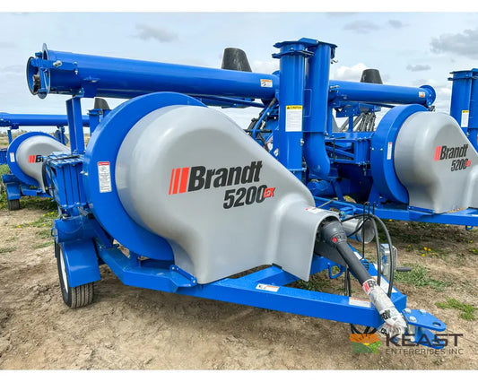 Brandt 5200EX Grain Vac – Full Pipe Package 5,200 BPH Capacity 10’’ Auger Grain Vacs