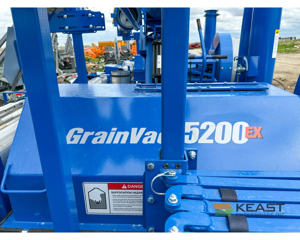 Brandt 5200EX Grain Vac – Full Pipe Package 5,200 BPH Capacity 10’’ Auger Grain Vacs