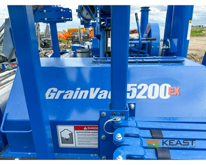 Brandt 5200EX Grain Vac – Full Pipe Package 5,200 BPH Capacity 10’’ Auger Grain Vacs
