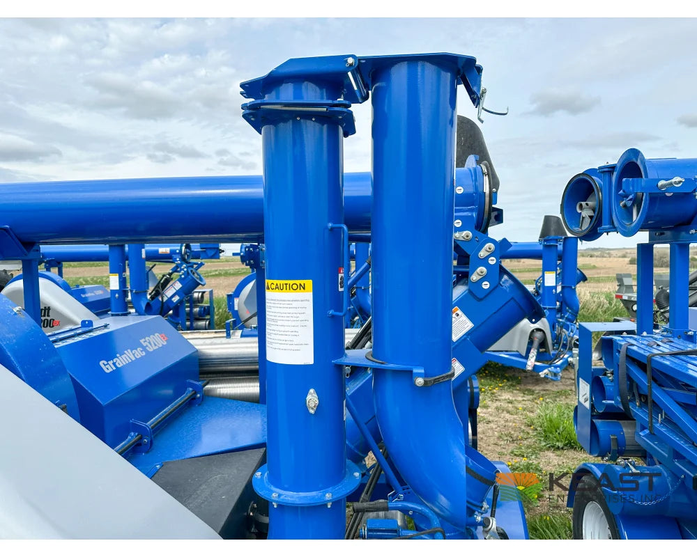 Brandt 5200EX Grain Vac – Full Pipe Package 5,200 BPH Capacity 10’’ Auger Grain Vacs