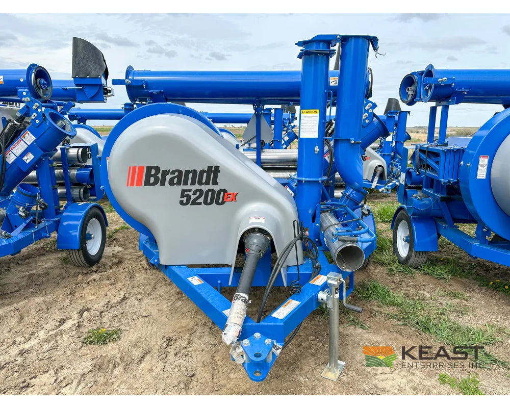 Brandt 5200EX Grain Vac – Full Pipe Package 5,200 BPH Capacity 10’’ Auger Grain Vacs
