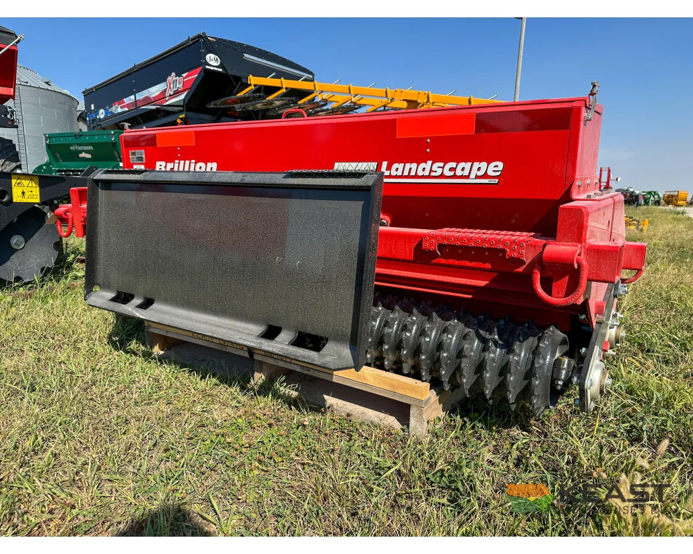Brillion LSS-6 3-Point and Skid Steer Mount Landscape Seeder - Dual Pulverizer Rollers Drills and Seeders