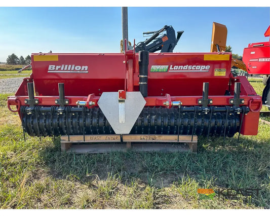 Brillion LSS-6 3-Point and Skid Steer Mount Landscape Seeder - Dual Pulverizer Rollers Drills and Seeders