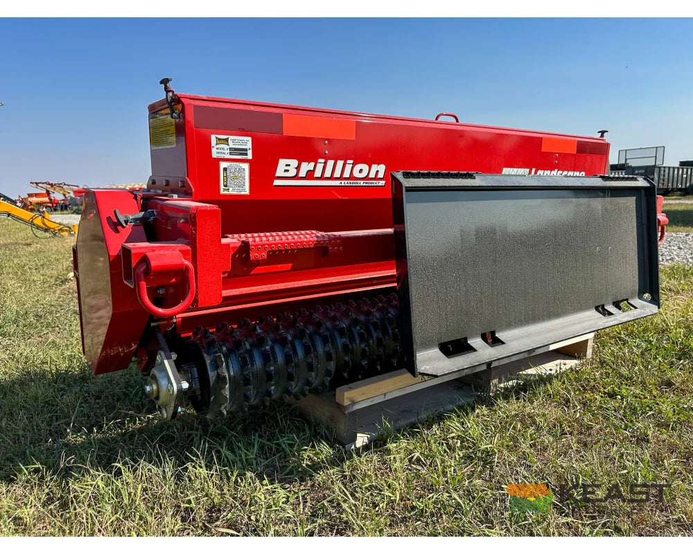 Brillion LSS-6 3-Point and Skid Steer Mount Landscape Seeder - Dual Pulverizer Rollers Drills and Seeders
